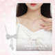Zhou Dasheng's Tassel Bow Silver Collar para mujeres S925 Cadena de clavícula Nicho de diseño Sense Birthday For Girlfriend