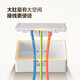 
Bull (BULL) surface-mounted switch socket G59 wall external line open wire box integrated large panel household slot-free drilling white five-hole (5 holes, two and three inserts 5 eyes) official website ultra-thin style frameless no bottom box without screws