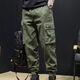 Men's overalls 2025 spring and summer velvet new style trousers for men, slim, sporty, loose-fitting, versatile, wear-resistant, black velvet, 4XL