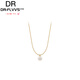DR-FLVVS Fat Donglai's same style pearl necklace single light luxury French shell pearl necklace women's niche accessories necklace 20 single pearl necklace