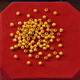 CEENIU Fat Donglai's same style 18k gold loose beads 18K gold accessories diy ancient pharaoh gold pumpkin small partition No. 1 18K gold partition beads (about 0.045 grams)