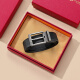 
Jinlilai belt men's pin buckle simple and versatile belt gift box top layer cowhide belt trousers Father's Day gift for dad