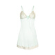 Jun Kiss Otoño e Invierno Sexy Mesh Perspective Temptation Tamaño grande Sling Vestido Noche Exterior Juego de uniformes 3883HXM7 P3886 PODVO DE CAMNÓN (Bata externa + Cinturón) Todo tamaño