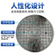 
Huake Yangchuang cast iron manhole cover diameter 680 round single manhole cover weighted manhole cover rainwater sewage manhole cover sewage manhole cover single manhole cover round 670