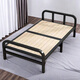 L/s sábanas plegables para la cama para el almuerzo en el hogar. Doble camisa de madera maciza Campo de cama de cama simple acompañante Campo silencioso de madera maciza reforzada 1.5*2 metros BGC866