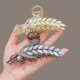 Kamalen Wheat Wheat Centilada para la oreja de Wheat New 2025 Tocado del cabello para mujeres Clips de gama alta para la novia Cumpleaños 520520 Regalos para orejas de trigo perlas Grandes clips para oro