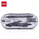 Deli Pencil + Lead Core + Eraser + Compasses + Ruler/ Triangle Ruler + Protractor Students' School Start Stationery High School Entrance Examination College Entrance Examination Drawing Supplies Set /9591A