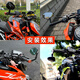 KTM390 handle mirror 800NK250duke Z900 450 790 Kaiyue 321r modified handlebar rearview mirror Medium titanium color 846 grams (appearance and anti-shake)
