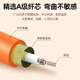 UPlian Gigabit multimode dual core duplex pigtail LC-LC fiber jumper optical brazing wire extension cable small square head jumper switch cascade SFP optical module jumper multimode dual core LC-LC 1 meter