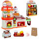 Supermercado para niños Cajero Juguetes Burger Máquina expendedora Tienda de conveniencia 3-9 años 7 Regalos de cumpleaños para niñas Cargo Tienda de conveniencia Pink + Square Random 5 Modelos
