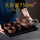 
Jingdezhen (jdz) purple clay teapot Large capacity Zhuni teapot filter teapot Chinese household single pot Kung Fu tea set Little Magpie plum pot Purple 400ml 701mL (inclusive)-800mL (inclusive)