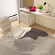 
Weianka round floor mat bedroom light luxury living room floor mat without washing and wiping floor mat computer chair study sound insulation swivel chair cushion late autumn maple-14105-round 80cm*80cm (round)