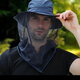Zailou outdoor fisherman hat men's mesh anti-mosquito quick-drying sunshade sun protection hat bee-proof hat fishing insect-proof hat mountaineering 30 units military green
