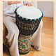 Qianggu Ziegenkin afrikanische Drum-Standard 10-Zoll-Kinder Lijiang Handtrommel 12-Zoll-Anfänger-Percussion-Instrument für Erwachsene Anfänger 13-Zoll-Standard 13-Primitive Wald + kostenlos