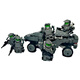Juguetes de Call of Duty reunidos con LEGO Halo Master Warrior Builds Blocks Tiles Mech Exoesqueleton Armor Mech Policía Especial Policía de tres personas Escuadrón 702