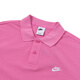耐克（NIKE）翻领polo衫男装纯棉透气跑步运动服男士休闲短袖宽松商务t恤半袖 FN3895-675-粉色 XL