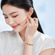 
Liufu Jewelry Fuman Heirloom Linlang Colorful Gold Bracelet Gourd Turquoise Bracelet Priced F21G0019DS 8.61 grams (including labor cost 1,369 yuan)
