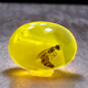 Zi Mian natural Burmese amber raw ore water purified gold blue gold amber blood tea amber water gall plant large insect amber stone ring face pendant No. AF412 Height, width and thickness 18 13 8m