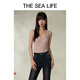 THE SEA LIFE Ou Hai Yisheng Multi-color suspender vest for women spring and summer new style knitted vest 15736 Primrose yellow M