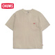 Chums Qiaqia Bird Outdoor Sports hommes et femmes classiques Classic Heavy Coton Heavy T-shirt Breft à manches courtes CH01-2601 Black CH01-2601-K001 M