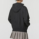 Nike (Nike) Sports Suit Femme 2025 Été Nouvelle veste à capuche Veste pantalon lâche pantalon décontracté Vêtements tissés Single Piece Top / FV6299-010 2xl