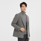 Lilang Youth Business Herren -Kleidung [gleiches Modell im Einkaufszentrum] Anzug Herrenkleidung Hals -Wollanzug Single West Blazer Q4DDX02 Leichte Kaffee Farbe 170a