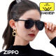 ZIPPO美国近视墨镜开车驾驶偏光太阳镜夹片男女便携飞行员式826新