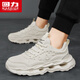 
Warrior casual men's shoes mesh dad shoes men's height-enhancing versatile sports shoes men 3893 beige 43