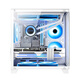 Huntkey S920 blizzard sea view room computer small chassis desktop host m-atx pure white 240 water cooling fan itx Bauhaus mini mini power supply S900 full view version white only supports dual memory slot motherboards The chassis only supports 240 water cooling/M-ATX mid-board