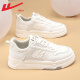 Pull-back women's shoes, white shoes, women's new casual shoes, female students' versatile single shoes, women's trendy sneakers, women's sports shoes, women's cream white [exquisite style] 37