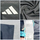 Adidas short-sleeved men's tops, summer training fitness sportswear, ins trendy, round neck, comfortable and breathable casual T-shirt IL1381/black 2XL/suggested 195-215Jin[Jin equals 0.5 kg]