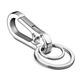 Keychain key pendant waist key ring for men and women gifts gifts for one cent purchase 1 cent for newcomers 0.01 yuan Metal alloy keychain [double ring]