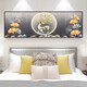
Bedroom bedside painting stickers self-adhesive decoration painting Hotel hotel B&B living room sofa background wallpaper mural stickers Future brightness-TH-1389 No. 6 width 195cmx height 65cm