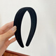 Qiao丂 black velvet headband high skull ins internet celebrity high-end headband slimming retro Hong Kong style hairpin black velvet