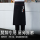 Senwen Kitchen Chefs Special Half-Body Apron Custom Logo Catering Hotel Kellner Arbeit Wälder und öldichter XH829 Kochmeister Schürze --- schwarz