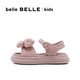 Belle sweet and cute soft-soled children's shoes women's shopping mall lightweight casual sandals E7203B64 pink size 31