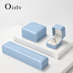 
Duobaoni Jewelry Box High-end Rounded PU Leather Ring Box Bracelet Pendant Earring Box Gift Jewelry Packaging Box Customized Logo Long Chain Box-H15905