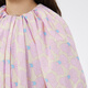 Jnby von Jnby Jiangnan Stoff Kinderkleidung Frühlings- und Sommerkleid Blütenknospenhülle Bugmuster süßes atmungsaktives Mädchen 1N3G12480 690 Verschiedenes Pulver 140 cm