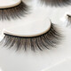 Hanbel 3D false eyelashes natural nude makeup sharpened Internet celebrity upper eye hair curled thick short style plain false eyelashes eyelash simulation C-04 (thick point) 3 pairs - free small glue