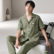 莫代尔纯棉短袖长裤家居服翻领男款夏天夏款套装2025年新款睡衣男士夏季 NSN-9855 L 男