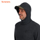 
SIMMS hooded shirt men's spring and summer sun protection clothes INTRUDER long-sleeved fishing sun protection clothes casual top comfortable and breathable PG-13570 hooded jacket blue M
