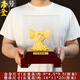 唐登黄金合作共赢握手摆件老板办公室桌装饰公司开业乔迁商务工艺礼品 合作共赢 大号