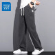 Jeans delgados jeans delgados de verano de jeans pantalones casuales de seda casual de pantalones tensos tensos tensos de estilo y otoño de la pierna ancha y al otoño