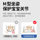 布兜妈妈婴儿背带轻便四季腰凳多功能抱娃背带两用省力抱娃神器解放双手 新款(深海蓝)