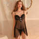 Guiruo Ladies sexy Pyjamas sexy Unterwäsche Paar aufregende große Größe kleiner Brust JK Uniform verlockende Hasenmädchen Level Dirt sexy 1592 Tender Rosa - Stiefmutter Rock Augenmaske Sexy Pyjamas Frauen