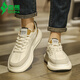 SEMER BRACH MEN'S CHAPOS 2025 Été Nouveau cuir Sports Forrest Gump Chaussures Adolescents Niche Original Casual Shoes Men Rice Brown 6189 42