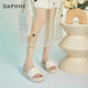 Daphne slippers for women thick sole comfortable flip flops on the beach sandals for women 4023303041 Beige 37