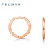 Xie Ruilin (TSL) 18K gold earrings simple and casual geometric earrings BE661-BE663 BE662-two-color car flower