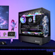 Thermaltake（Tt）钢影 透S 限定版 海景房机箱 电脑主机 黑色（ATX主板/支持360水冷/270°全景/9风扇位/4090显卡）