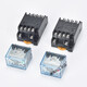 Small intermediate relay LY4NJ LY3NJ AC220V DC24V 10A HH64P HH63P with base (20 pieces) LY4NJ 14 feet DC110V